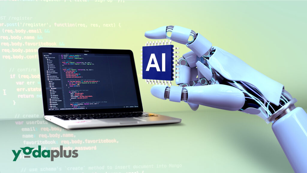 The future of software development with the integration of AI tools.