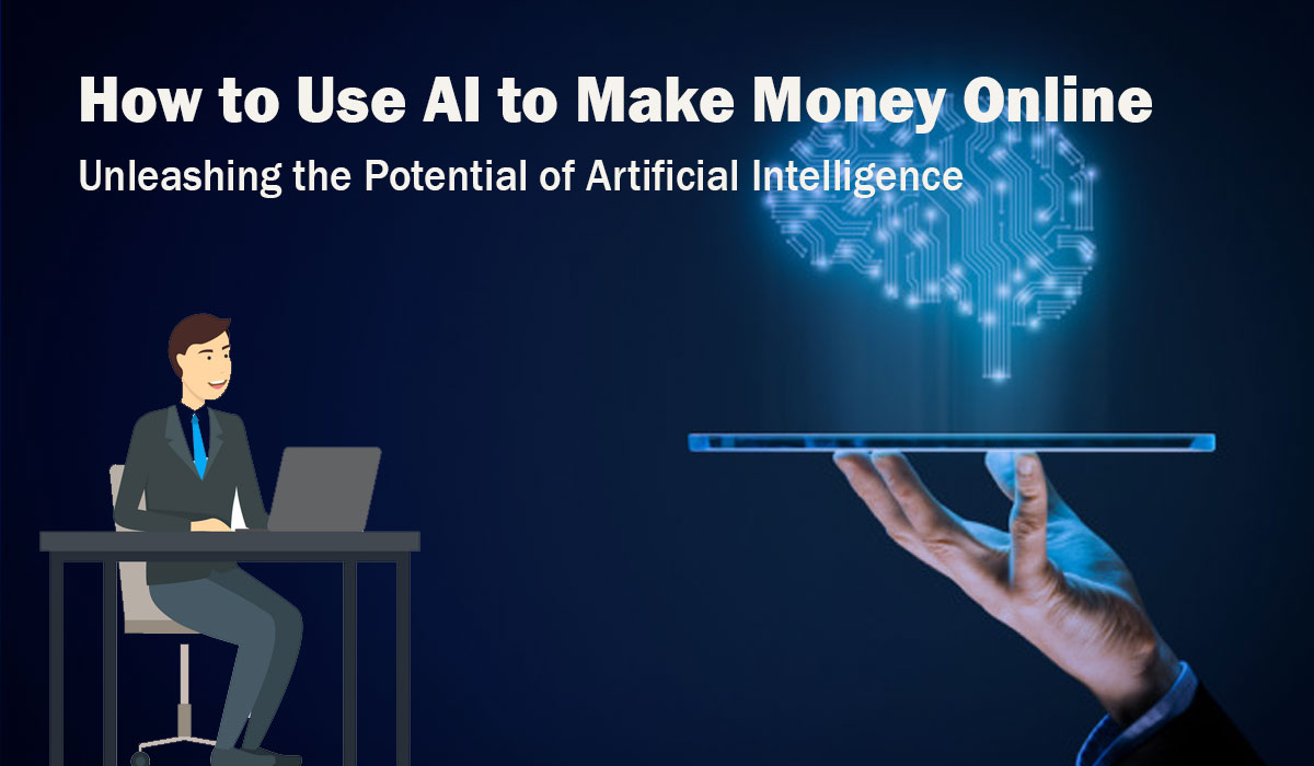 Generating income online with AI-driven content creation