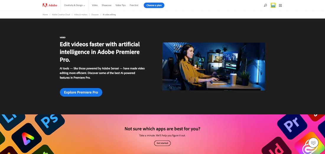 Best AI powered video editing software for professionals